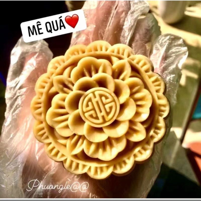 Khuôn trung thu teflon truyền thống tròn