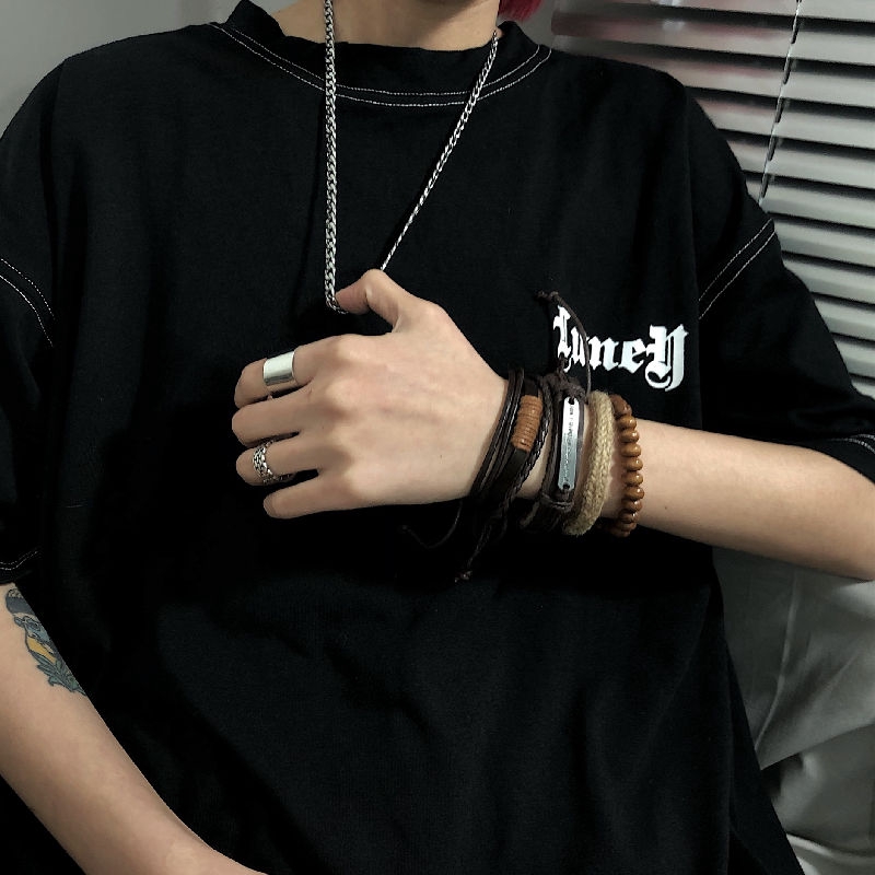 Vòng tay dây bện phong cách Harajuku thời trang 22157
