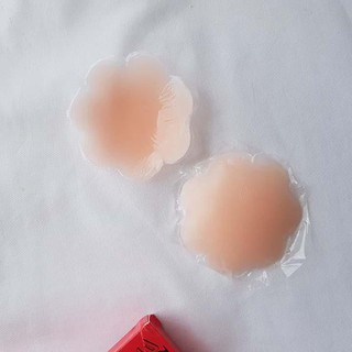 Miếng Dán Ngực ❤️FREESHIP❤️ Miếng dán ti silicon hộp đỏ siêu mỏng mềm nhẹ - 1 cặp dán ti silicon