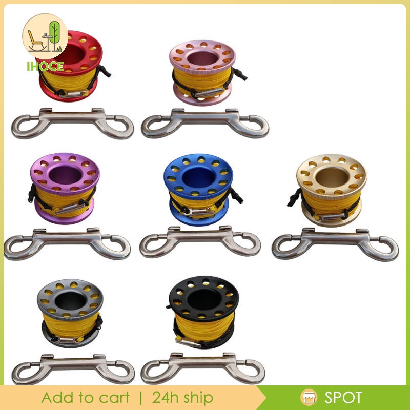 Ống cuộn dây lặn hai đầu bằng hợp kim nhôm 15m/49ft
 | BigBuy360 - bigbuy360.vn