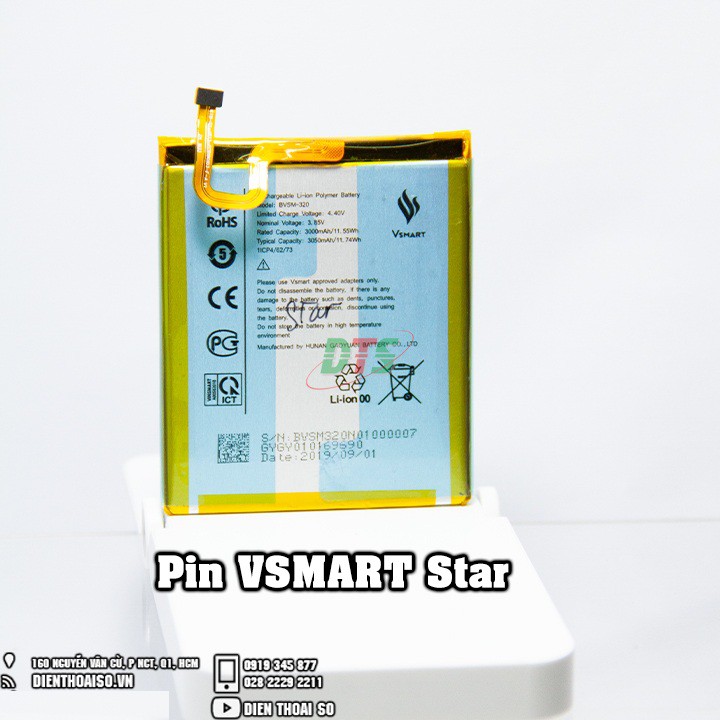 Pin Vsmart Star