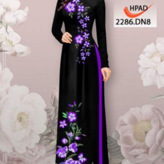 Vải áo dài in 3D (bộ: lụa nhật, tằm ý)