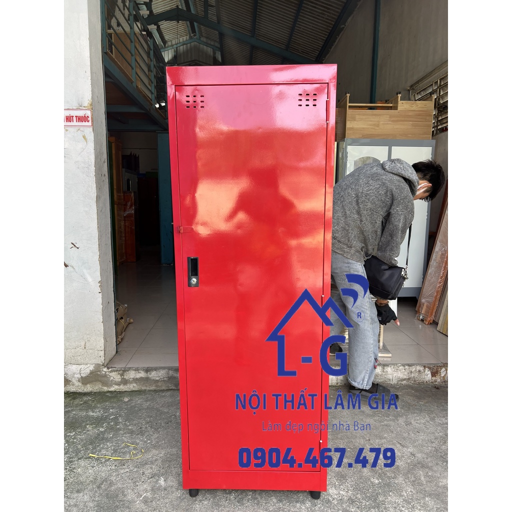 TỦ ĐỰNG ĐỒ BẰNG SẮT FULL ĐỎ - MIỄN PHÍ VẬN CHUYỂN