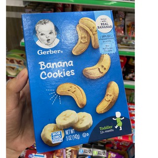 [GIẢM GIÁ] Bánh Quy Gerber Vị Chuối Cho Bé 12 Tháng