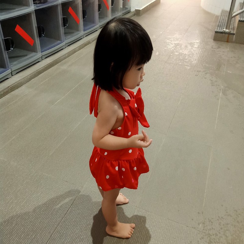 Bộ đồ bơi + băng đô cho bé gái mặc khi đi hồ bơi đi biển chào hè