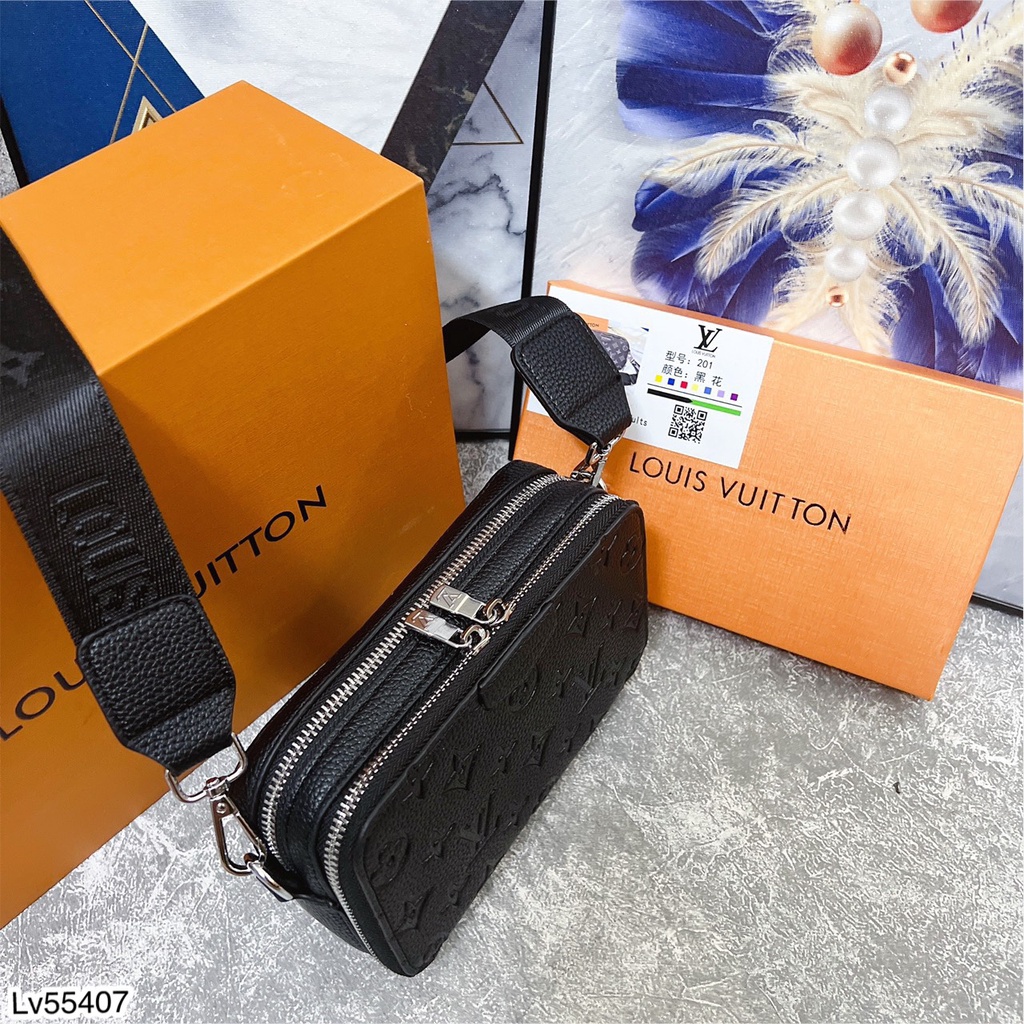 Túi đeo chéo Lv nam size 16 full box cao cấp