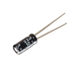 [50 cái] Tụ hóa 1uF, 2.2uF, 4.7uF (50V)