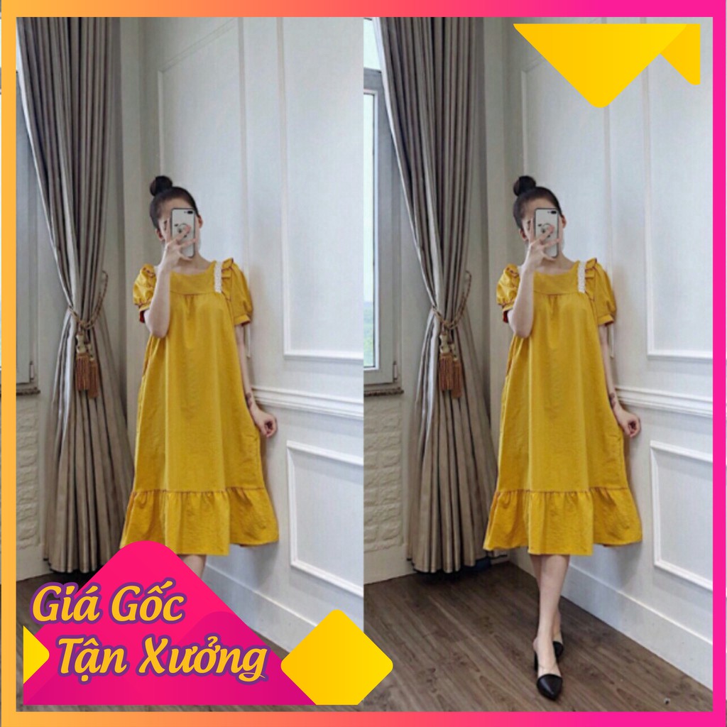 VÁY BẦU ĐẸP CÔNG SỞ DÁNG DÀI (freesize)