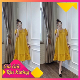 Váy bầu đẹp công sở dáng dài