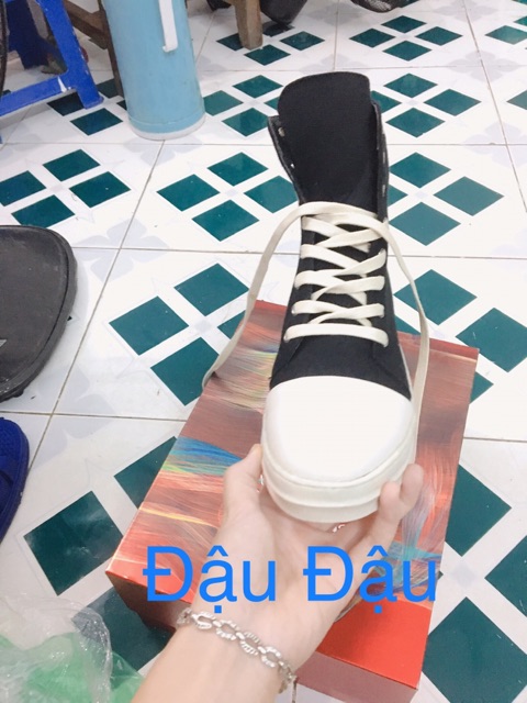 FREESHIP_Giày thể thao cao cổ chất vải đế ngà (ảnh thật) FULL BOX | BigBuy360 - bigbuy360.vn