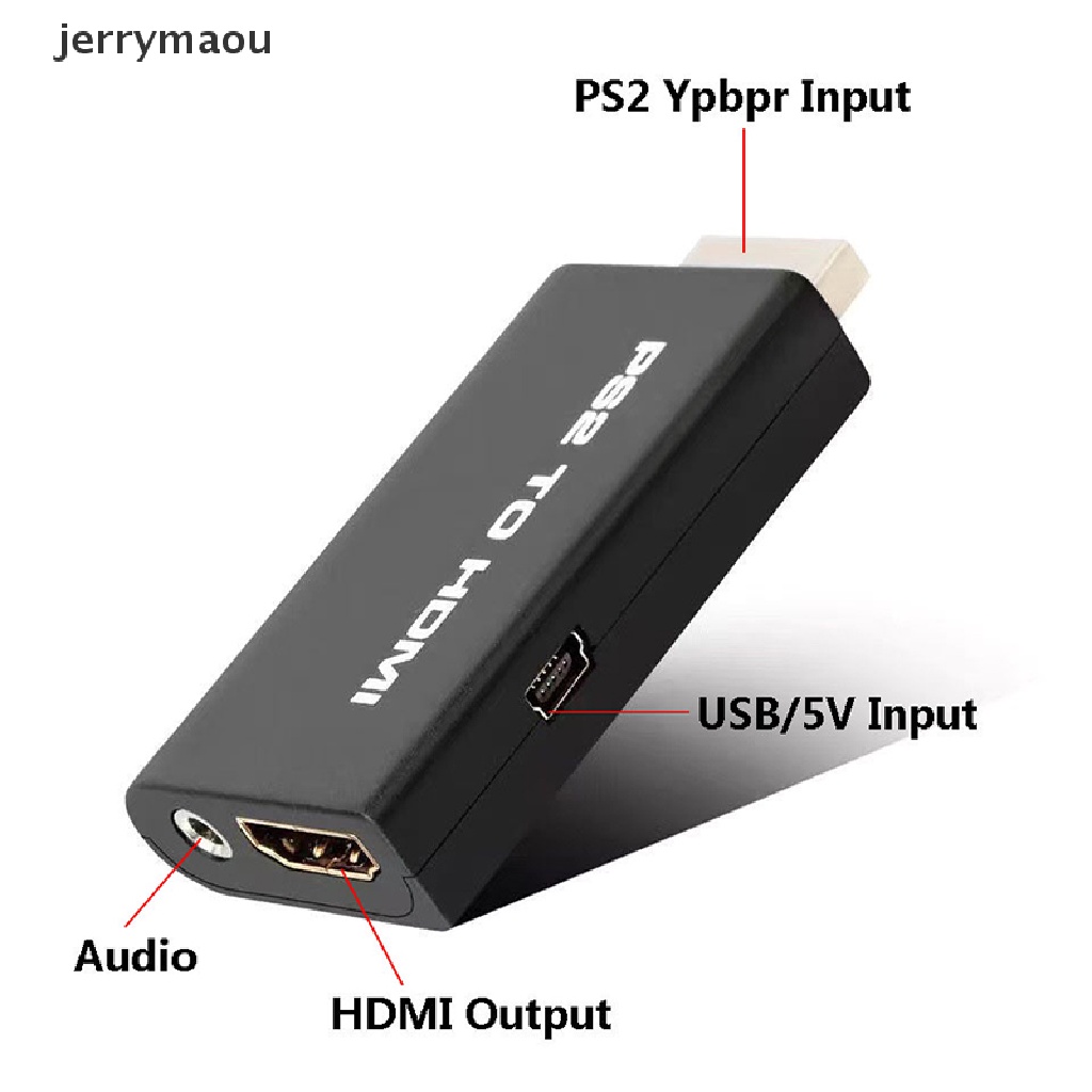 Bộ Thiết Bị Chuyển Đổi Âm Thanh / Video PS2 Sang HDMI 480i / 480p / 576i Với Đầu Ra Âm Thanh 3.5mm