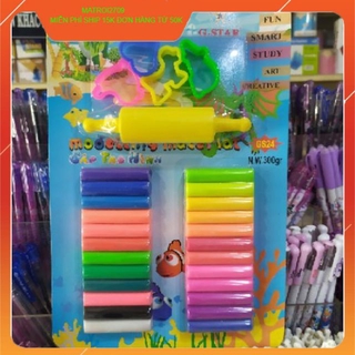 Đất nặn - sáp nặn 8-12-18-24 màu có khuôn