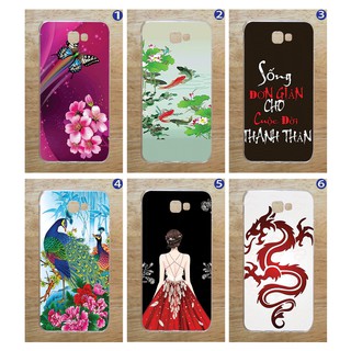 Ốp lưng Samsung J7 Prime (Ốp Dẻo) - Hình Bướm Hoa, Ao Sen, Chim Công , Rồng, Gái Xinh, Thư Pháp
