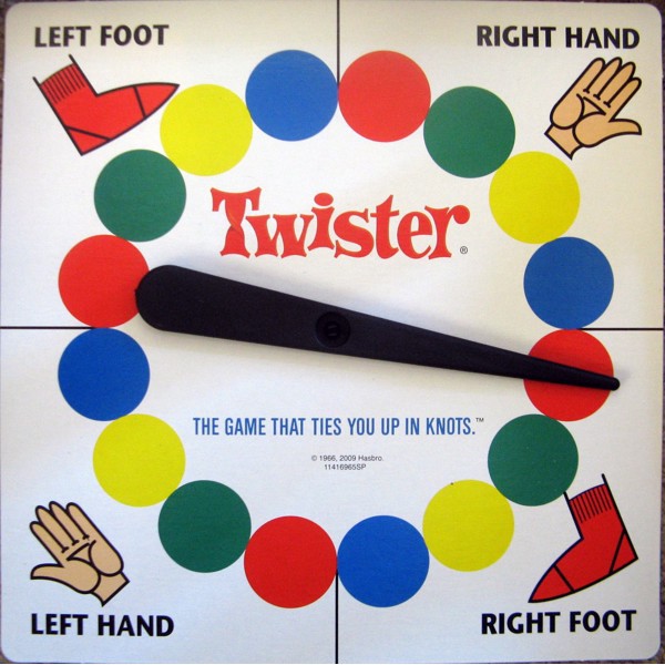 Trò Chơi Board Game Twister Body Vui Nhộn, Hấp Dẫn thảm lớn 120x160 cm siêu lớn