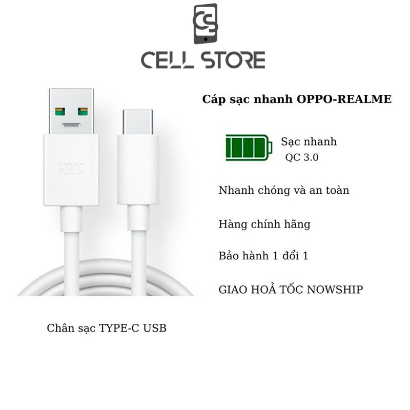 Bộ Sạc Nhanh Vooc Chính Hãng OPPO 3.0 Sạc Nhanh Hàng Cam Kết Chất Lượng Bảo Hành 1 Đổi 1