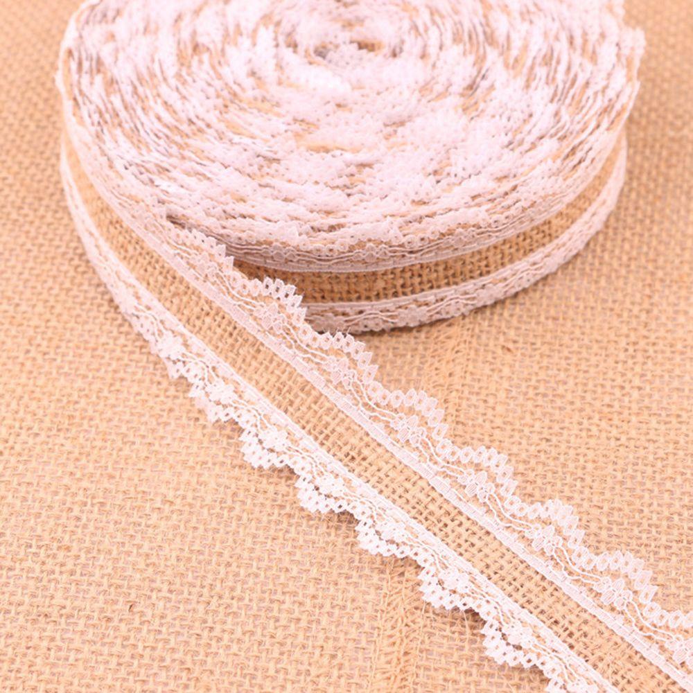 Cuộn Vải Bố Phối Ren Dài 1m Dùng Trang Trí Tiệc Cưới Edge