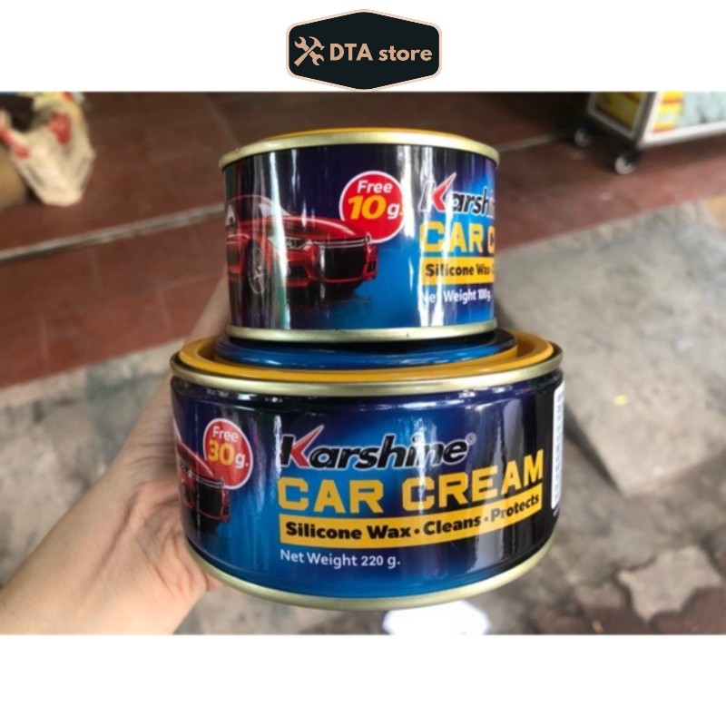 CANA ĐÁNH BÓNG SƠN XE, KIM LOẠI KARSHINE CAR CREAM MADE INTHAILAND 250G