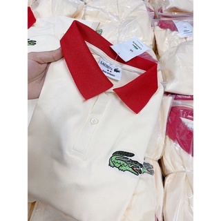 ÁO POLO LA.COSS CÁ SẤU CỔ ĐỎ NỮ