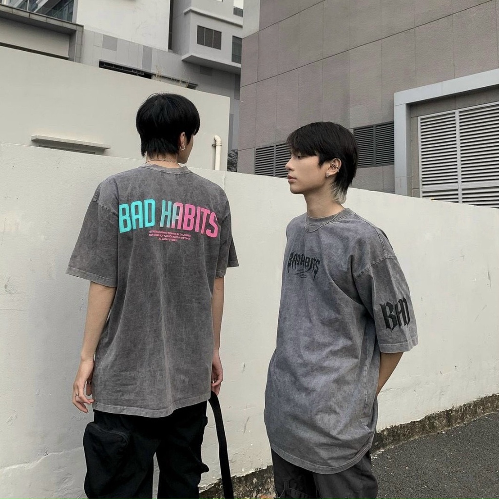 Áo Thun Unisex Tay Lỡ Form Rộng Nam Nữ Màu Đen Trắng Xanh Kem Tun Shop