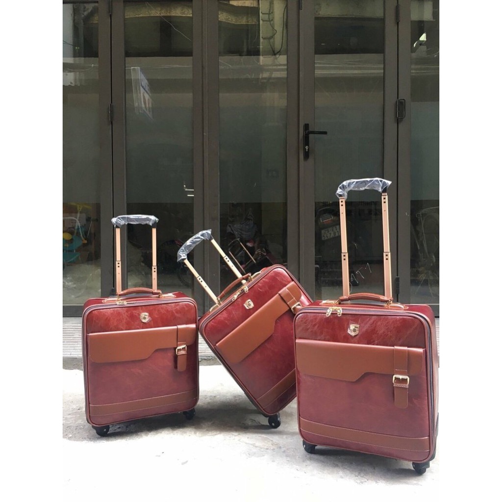 Vali kéo da bò  ST069 - Huco Việt Nam