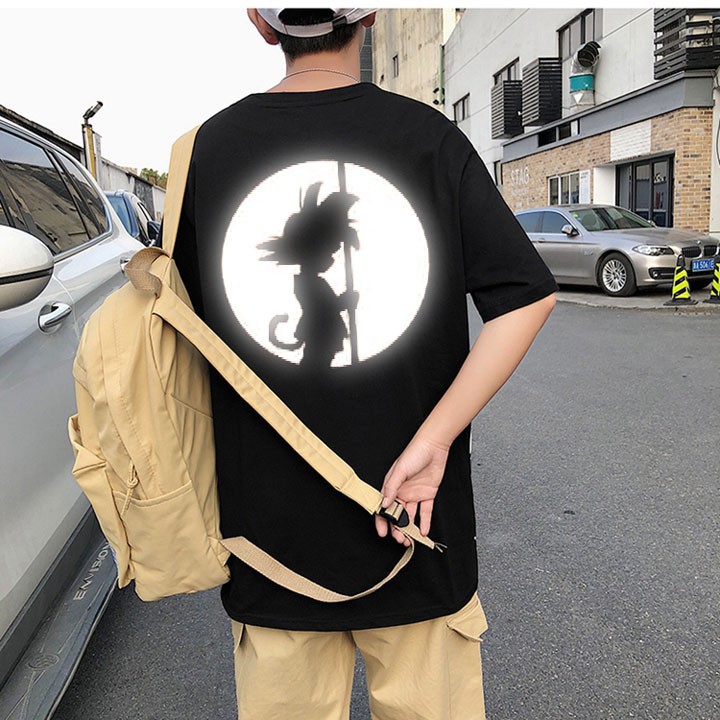 🎑VIDEO ÁO THUN UNISEX PHẢN QUANG SONGOKU CHẤT COTTON LOẠI 1