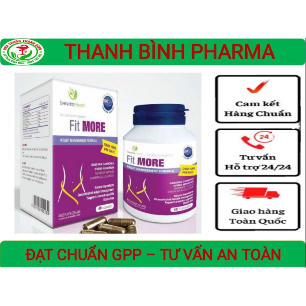 FIT MORE-NHẬP KHẨU NEW ZEALAND-VIÊN UỐNG GIẢM CÂN AN TOÀN LÂU DÀI TỪ THIÊN NHIÊN-TPCN