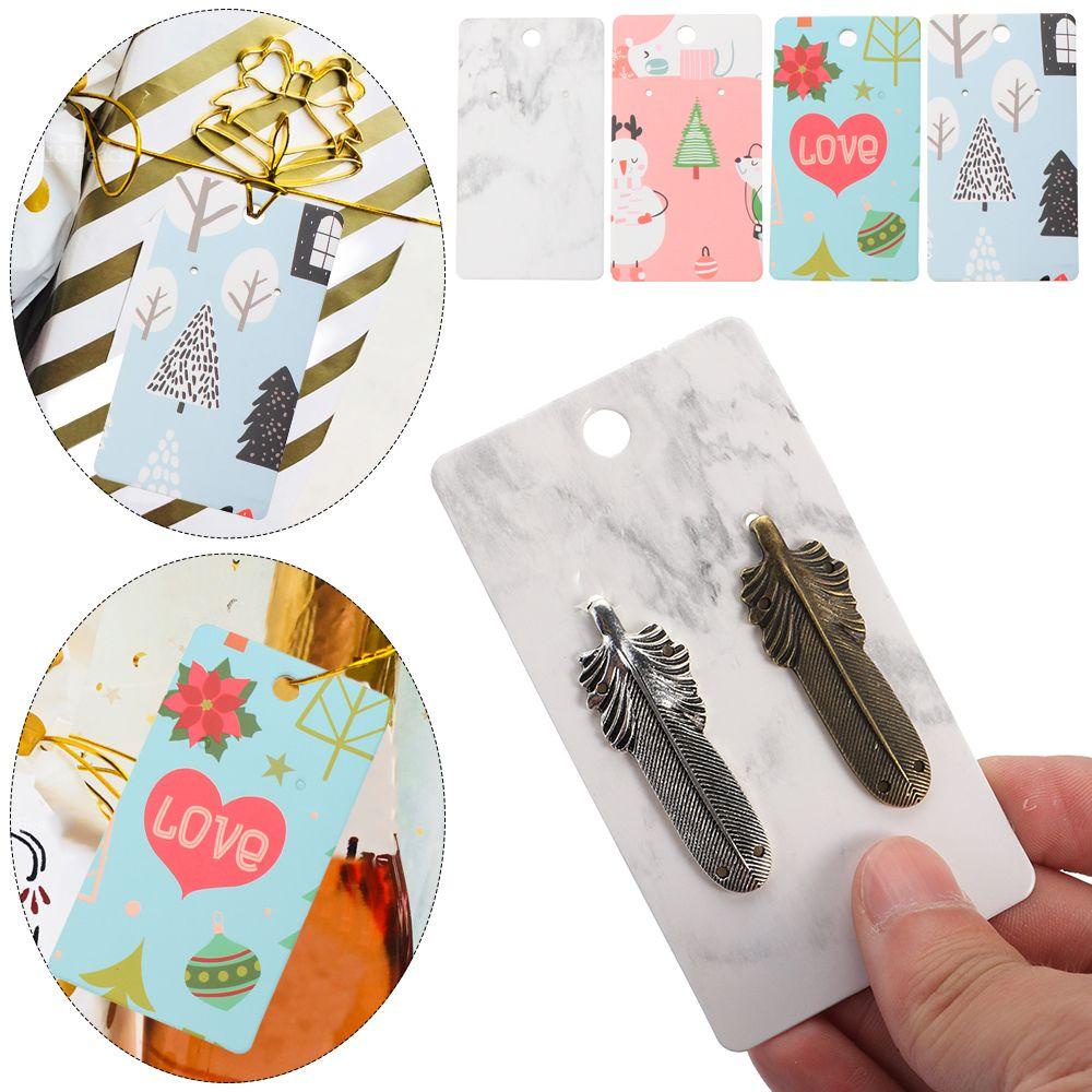 Set 100 Tấm Thẻ Trưng Bày Bông Tai Tiện Lợi