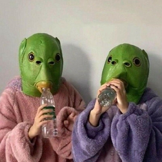 Mặt nạ trùm đầu hóa trang chú cá độc đáo