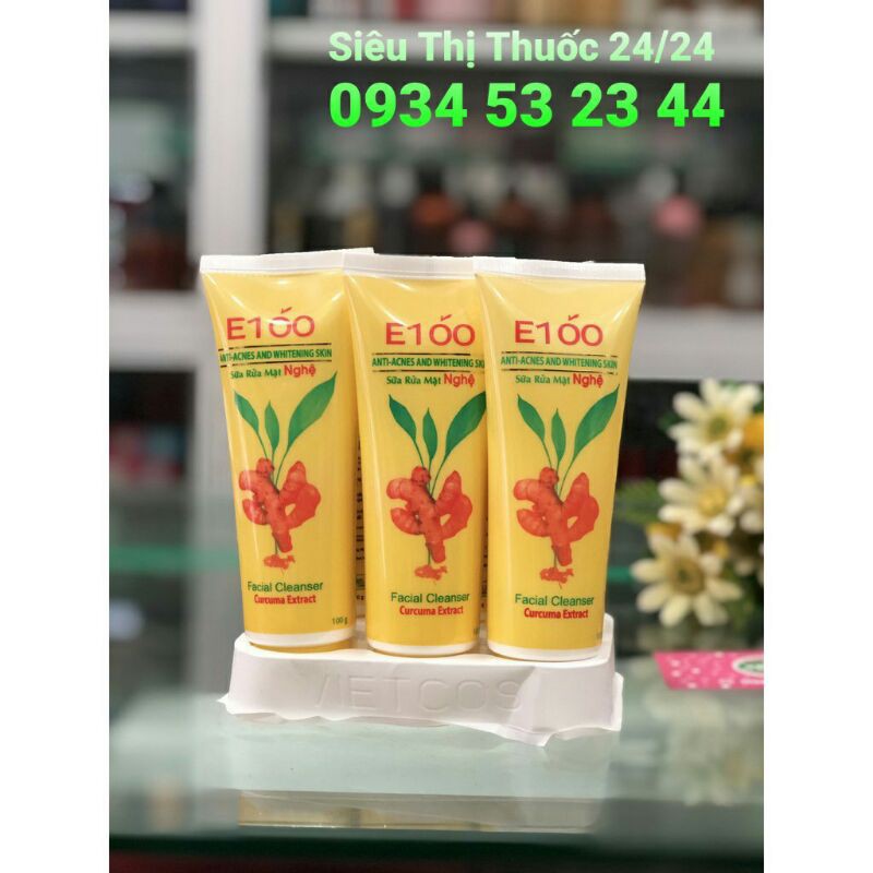 SỮA RỬA MẶT E100 NGHỆ (50g)