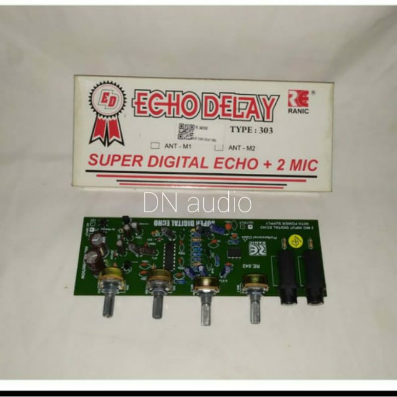 Kit Super Digital Echo Delay Plus 2mic