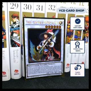 Thẻ bài yugioh chính hãng Virgil, Rock Star of the Burning Abyss – Gold rare
