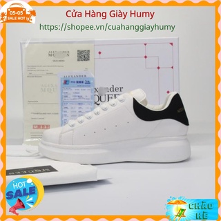 Giày thể thao sneaker MCQ gót nhung đen full box. -Humy
