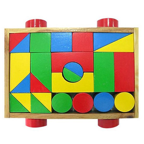 Đồ chơi xếp hình XD 25 chi tiết trên xe bằng gỗ, hokiti, đồ chơi trẻ em, đồ chơi xếp hình bằng gỗ, đồ chơi an toàn