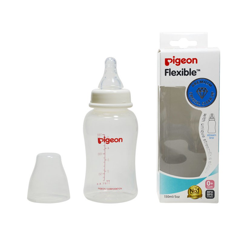 Bình sữa Pigeon cổ hẹp PP Streamline 150ml/250ml