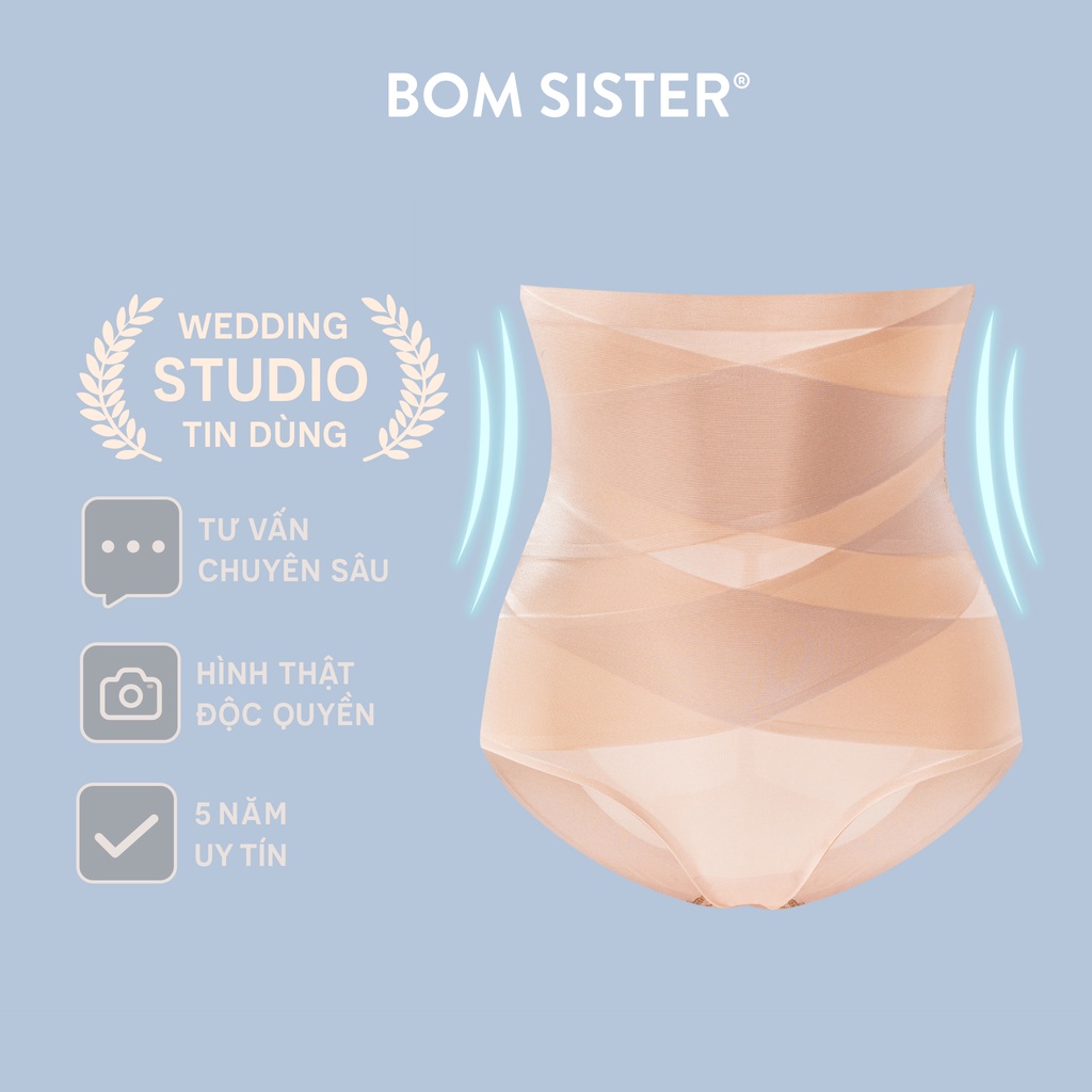 [Mã FARSBRBOM30 giảm 10% đơn 99K] Quần Gen Định Hình Lưng Cao Giảm Eo Nâng Mông BOM SISTER QG1001
