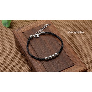 VÒNG ĐEO TAY CHỈ ĐỎ ĐEN MAY MẮN