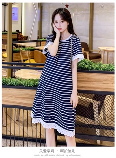 Váy kẻ cotton cho con ti 🤱
