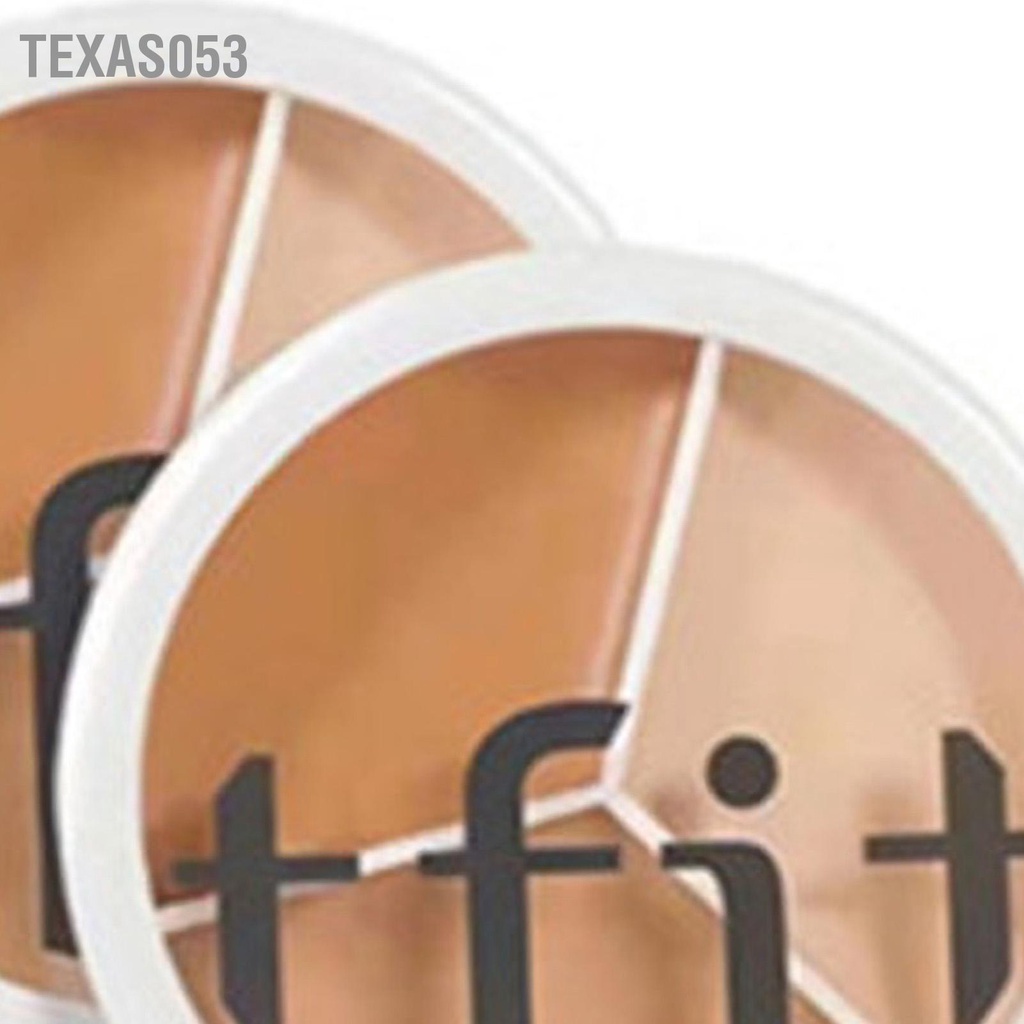 Texas053 Kem che khuyết điểm da mặt Tricolor Spots Cover Cream để các đốm trên khuôn Đánh dấu quầng thâm dưới mắt