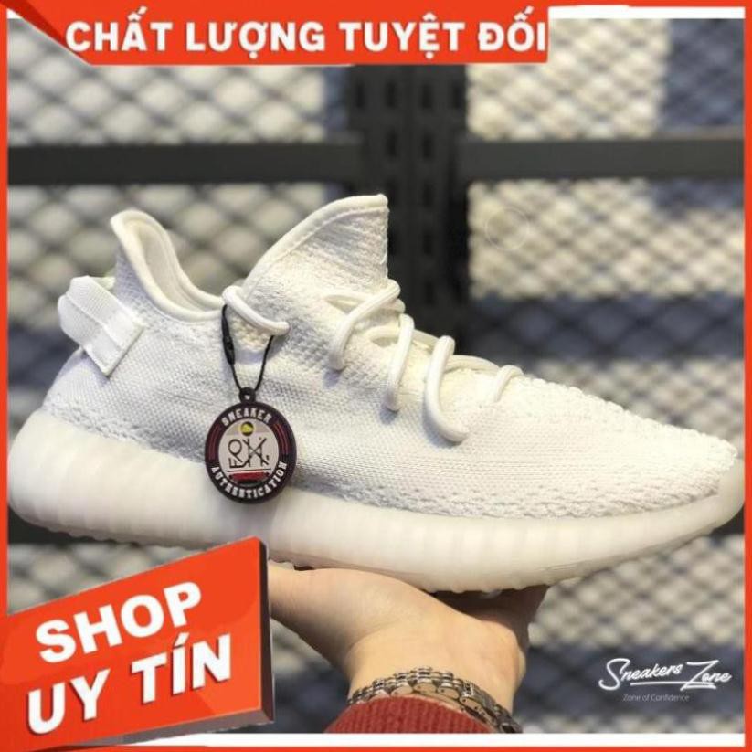 Tết Xả Mới - (FREE SHIP + HỘP + QUÀ) Video Giày thể thao nam nữ YEEZY BOOST 350 V2 full white trắng AL6 . ' ¹