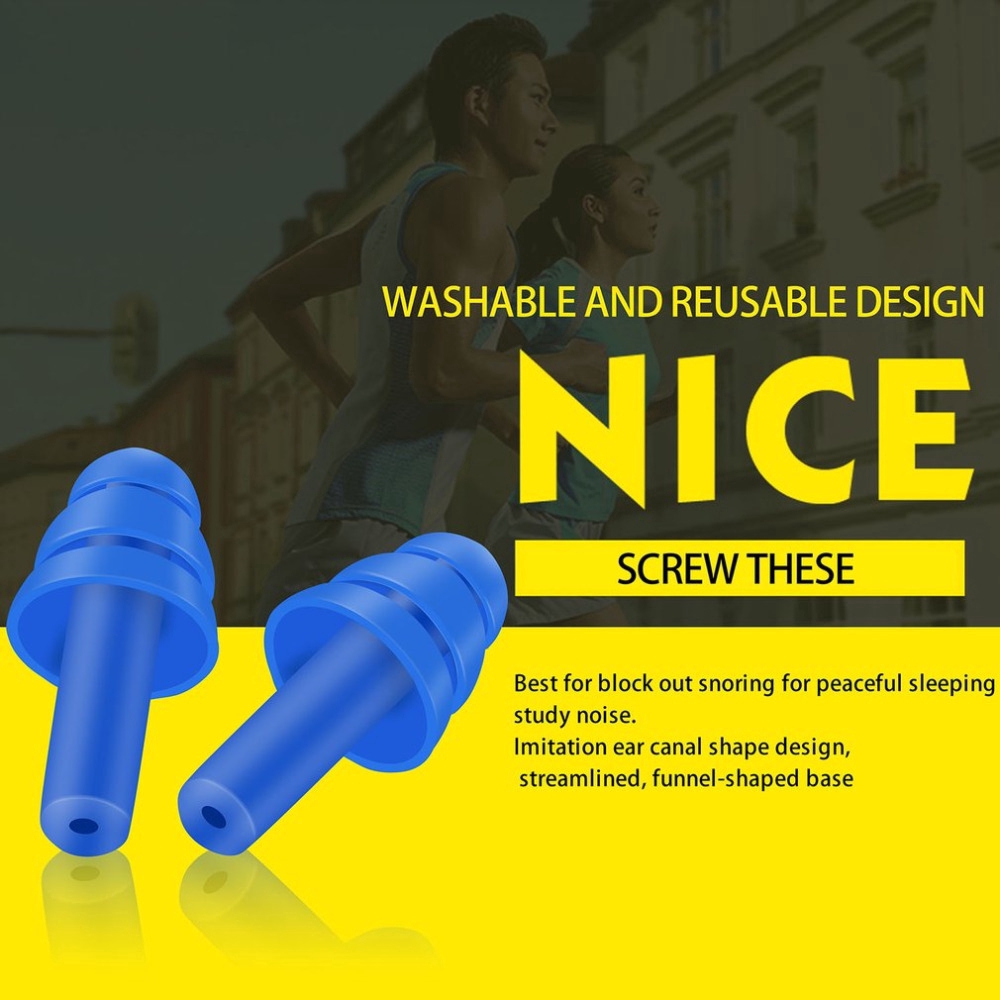 Chốt Silicone nhét tai giảm tiếng ồn mang đến cho bạn 1 giấc ngủ ngon