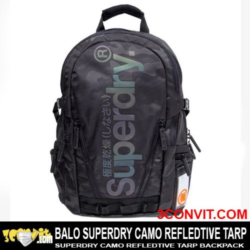 Balo laptop laptop 15.6 inch Phản Quang Chống Nước Super.Dry Camo Reflective Tarp Rucksack