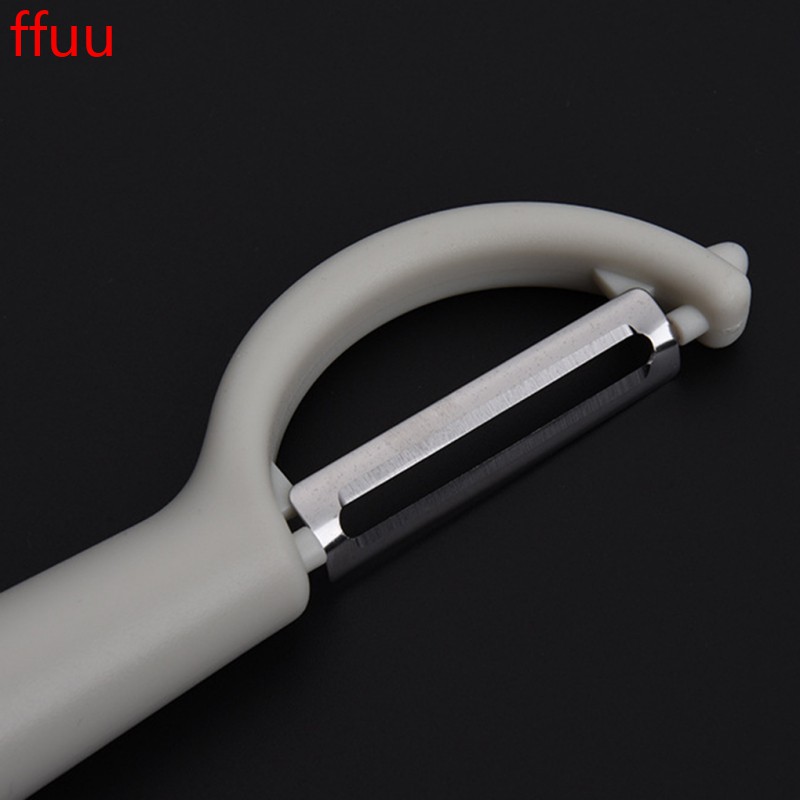 Fruit Vegetable Stainless Steel Peeler Paring cutter Round Handle Tools Kitchen Processor Random Color