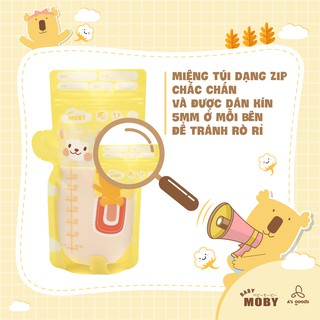 [COMBO SIÊU TIẾT KIỆM] Combo 03 Túi trữ sữa Moby Thái Lan