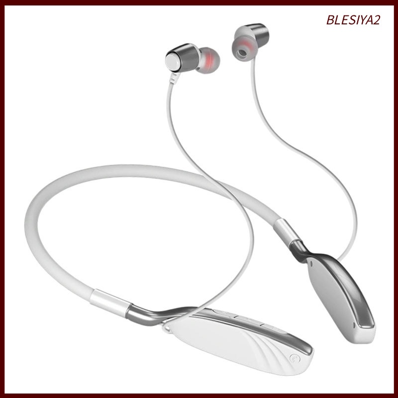 [BLESIYA2] Bluetooth Headphones, V5.0 Wireless Neckband Headphones for Online Teaching, Headset Noise Cancelling with Mic