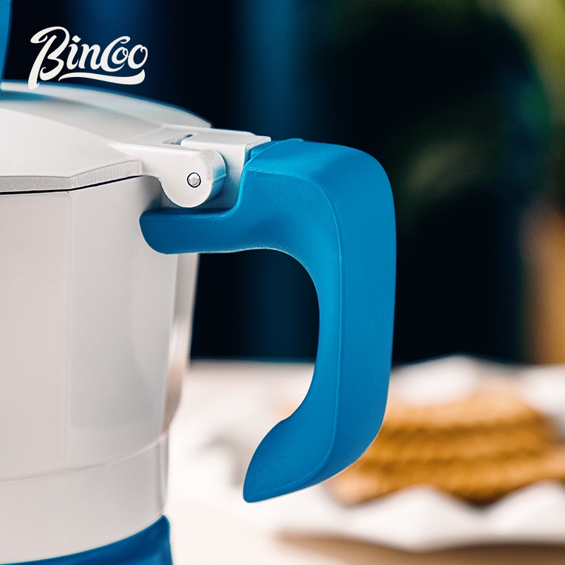 Bình moka BINCOO pha cà phê espresso có vòng bột 150ml/ 300ml