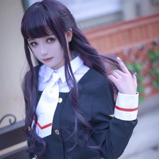 SET WIG COSPLAY SAKURA TOMOYO TÓC GIẢ