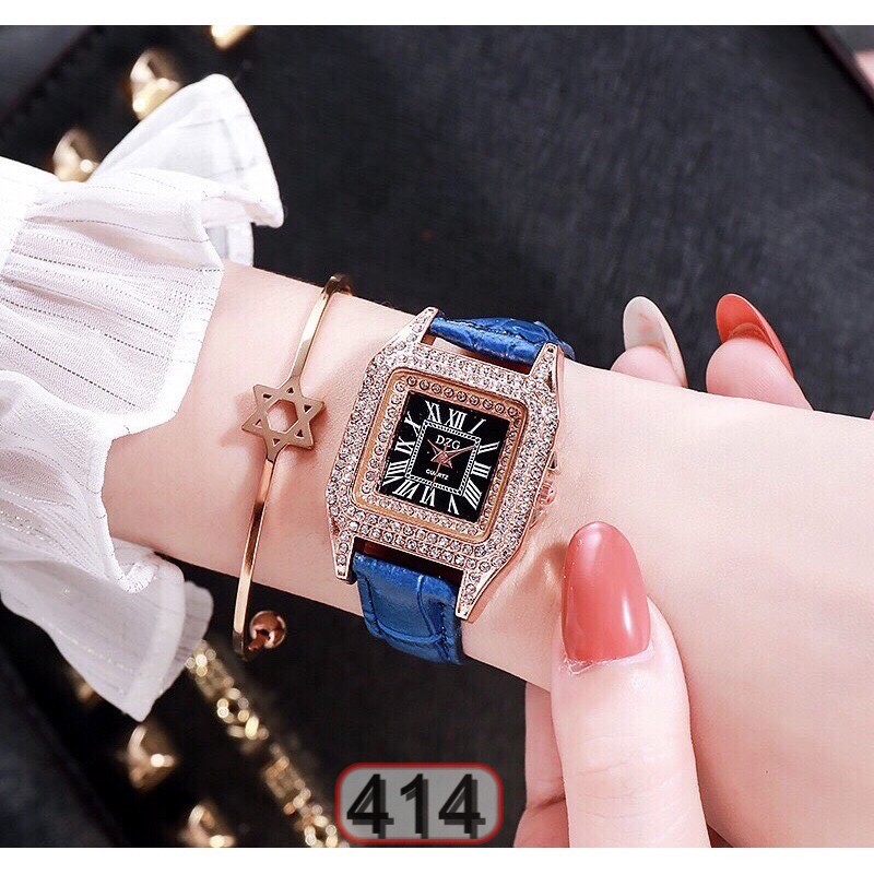 ĐỒNG HỒ NỮ DÂY DA DZG MẶT VUÔNG 414 KAMY SANG CHẢNH CỰC HOT | BigBuy360 - bigbuy360.vn