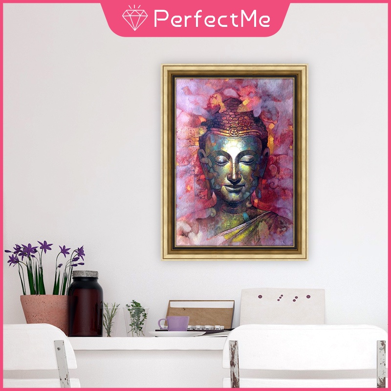 Bộ tranh đính đá 5D tự làm hình Phật trang trí nhà cửa