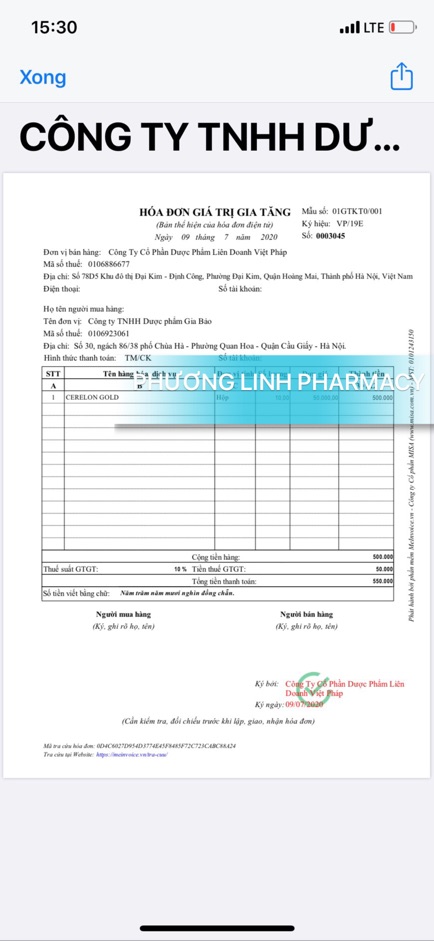 (HOÁ ĐƠN ẢNH CUỐI)  Cerelon Gold bổ não , tăng cường trí nhớ Hộp 100 viên ( Sản phẩm này không phải là thuốc chữa bệnh)