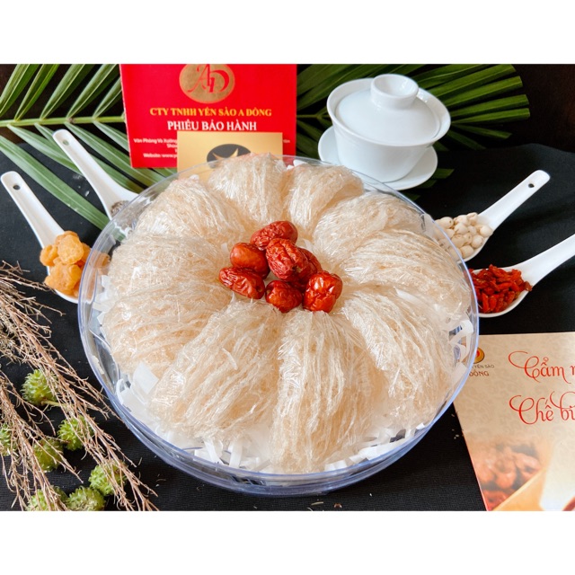 Tổ Yến Trắng Tinh Chế - 100gram ( 10 tai Yến) Yến Sào với Chứng Nhận An Toàn Thực Phẩm